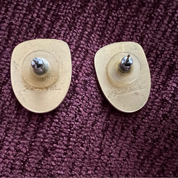 Laurel Burch Artistic Face Design Earrings - Picture 5 of 7